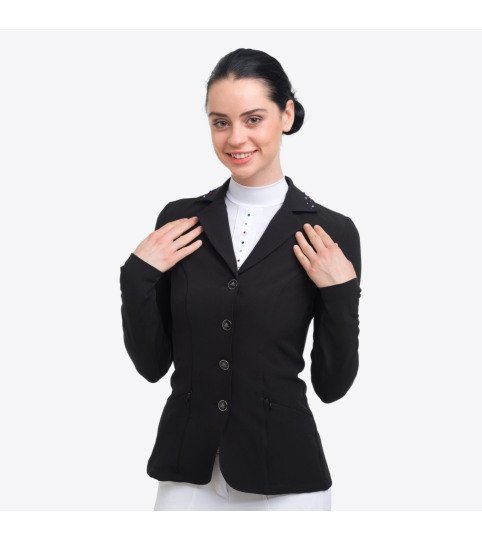 Lovas Versenyzakó CUSTOM CRYSTALLIZED - Softshell, Technikai Lovas Versenyruházat