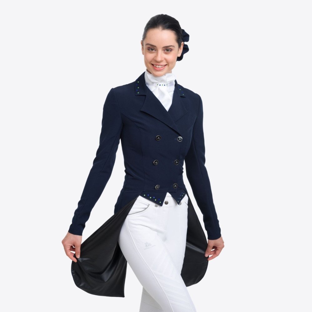 Díjlovas Frakk CUSTOM CRYSTALLIZED - SECOND SKIN TECHNOLOGY, Softshell, Technikai Lovas Versenyruházat