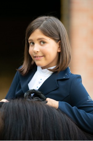 Показная куртка для девочки CUSTOM CRYSTALLIZED KIDS, Softshell, конная одежда