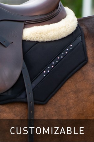 Technical Horse Saddle Pad CUSTOM CRYSTALLIZED - Horse Equipment