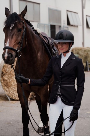 Riding Show Jacket PRIMA DOUBLE FRONT PANEL TECHNOLOGY - Softshell, Technical Equestrian Show Apparel