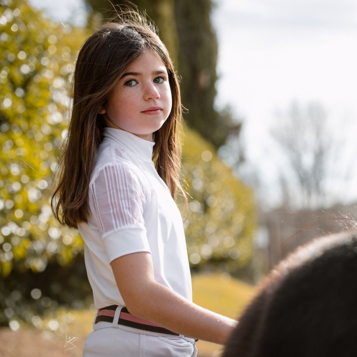 Női Lovas Versenying CONTESSA KIDS - Rövid ujjú