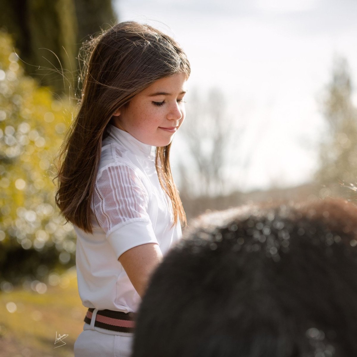 Riding Show Shirt CONTESSA KIDS - Short Sleeve