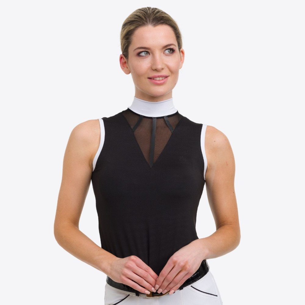 Cavalliera Riding Show Shirt NIGHTFALL sleeveless for Equestrian Women
