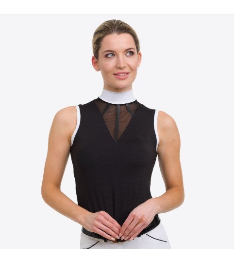 Riding Show Shirt NIGHTFALL - sleeveless, Technical Equestrian Apparel