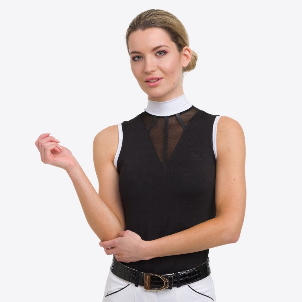 Cavalliera Riding Show Shirt NIGHTFALL sleeveless for Equestrian Women
