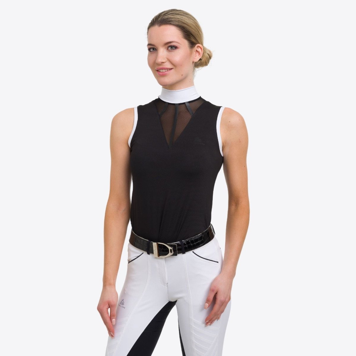 Cavalliera Riding Show Shirt NIGHTFALL sleeveless for Equestrian Women