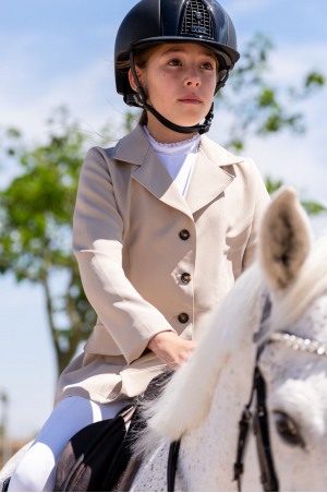 Riding Show Jacket SUMMER LIGHT PURITY KIDS - Softshell, Technical Equestrian Show Apparel