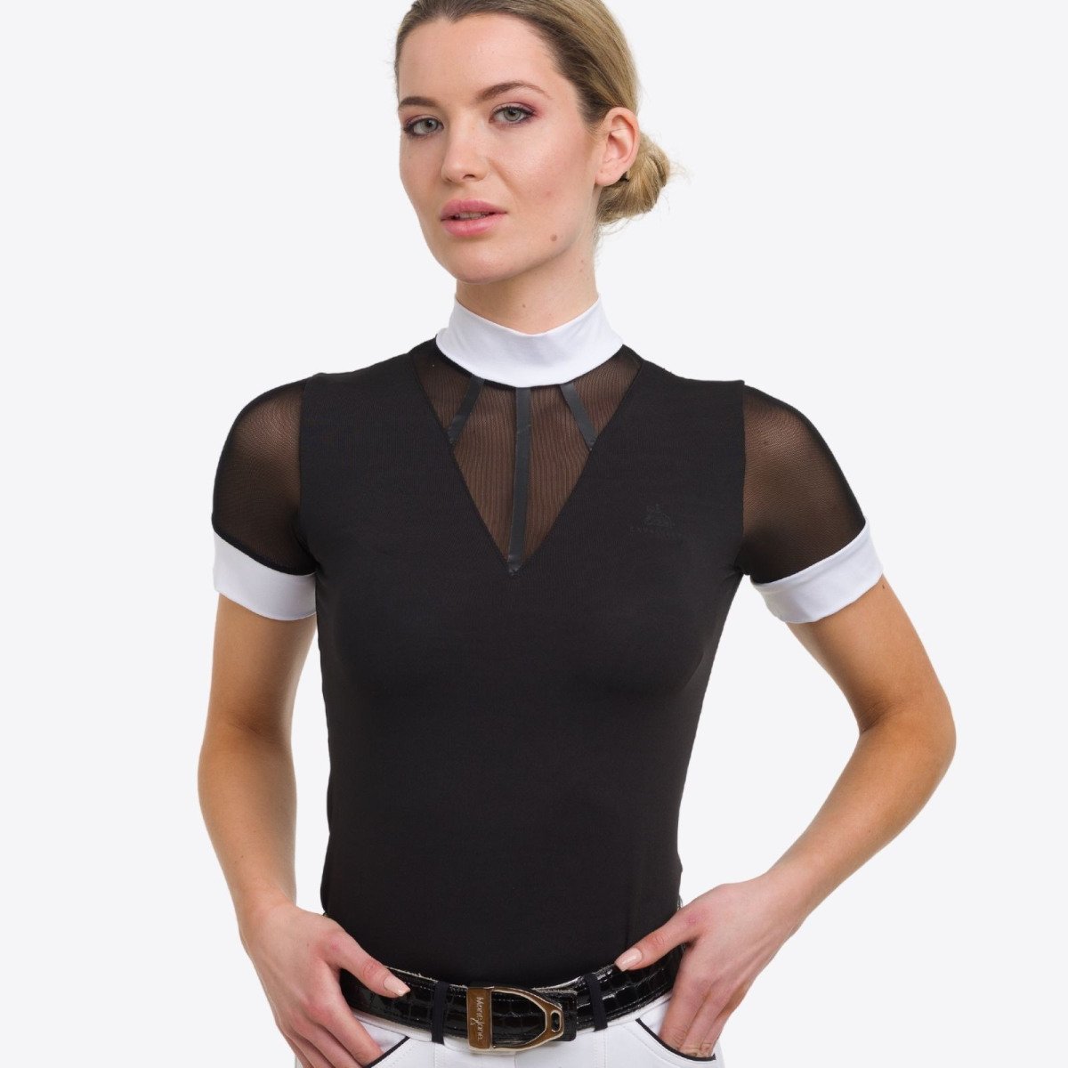 Cavalliera - Riding Show Shirt NIGHTFALL short sleeve