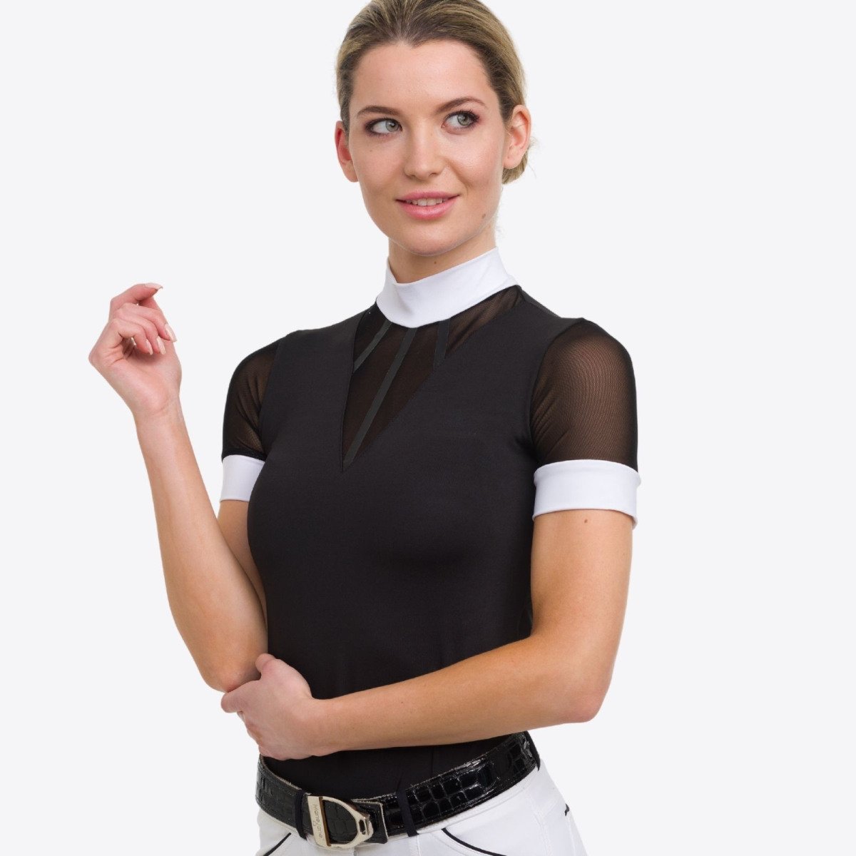 Cavalliera Riding Show Shirt NIGHTFALL short for Equestrian Women