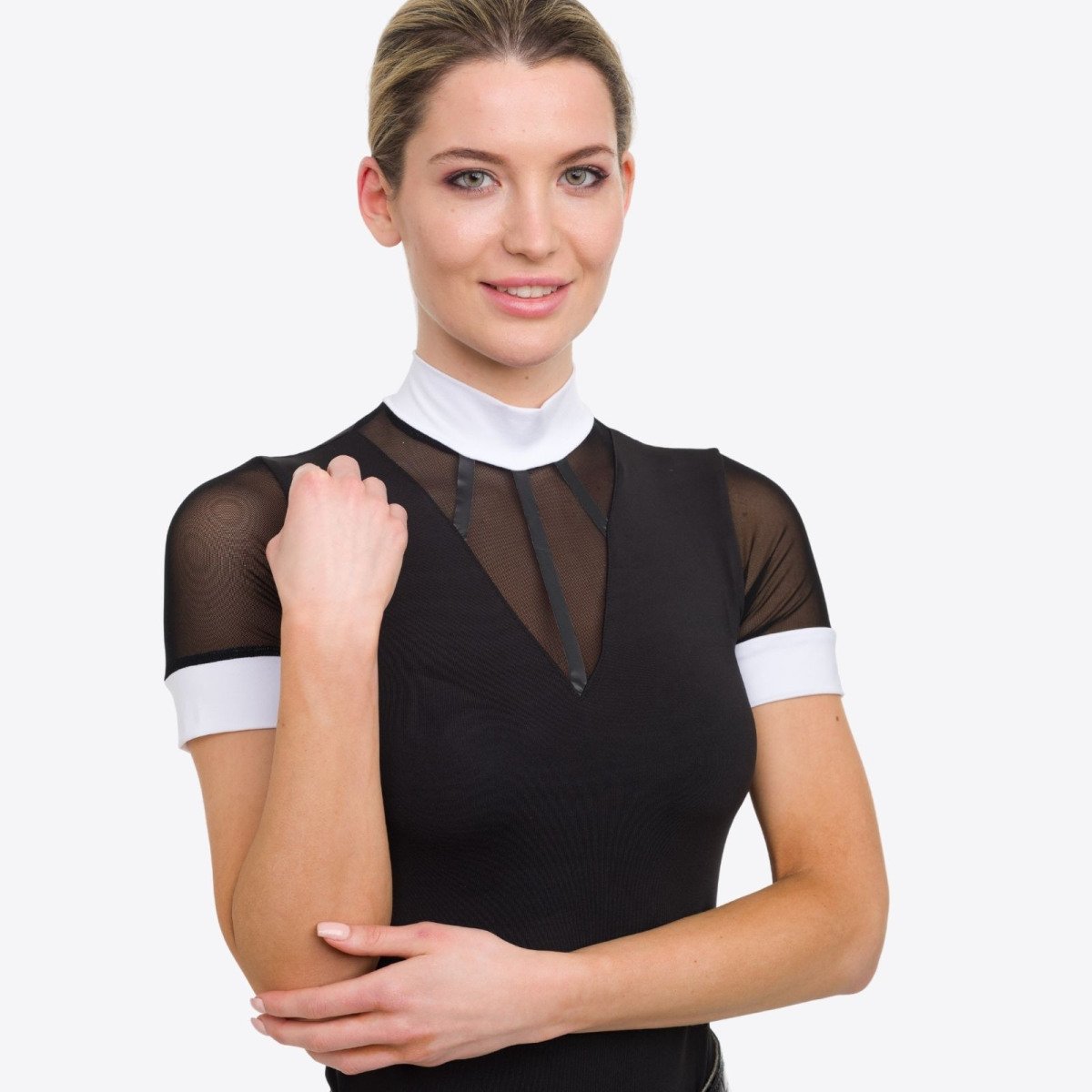 Cavalliera Riding Show Shirt NIGHTFALL short for Equestrian Women