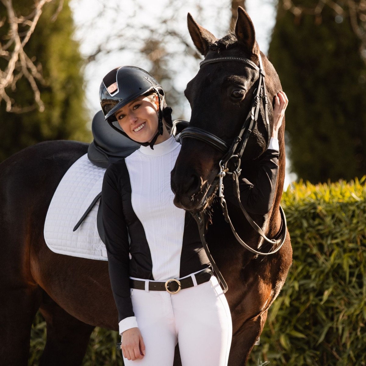 Cavalliera - Polo de concours QUEEN - manches longues