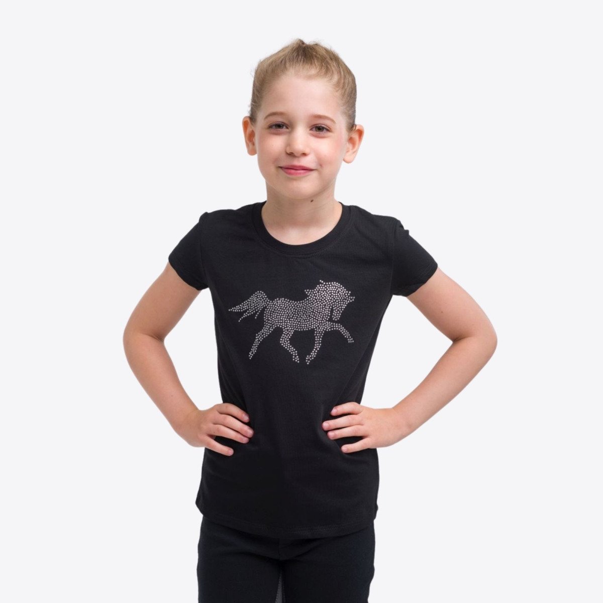 Cavalliera Riding Top for Kids CRYSTAL FOAL short Equestrian Apparel