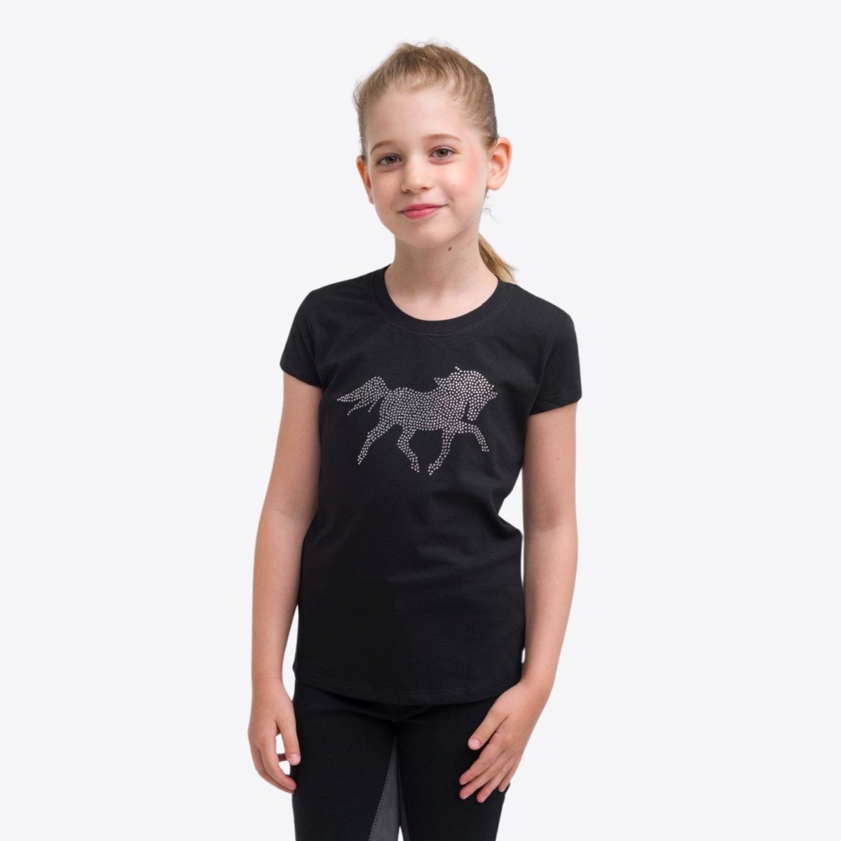 Cavalliera Riding Top for Kids CRYSTAL FOAL short Equestrian Apparel