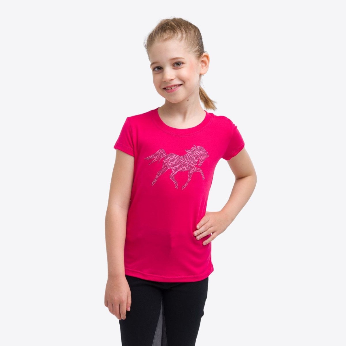 Cavalliera Riding Top for Kids CRYSTAL FOAL short Equestrian Apparel