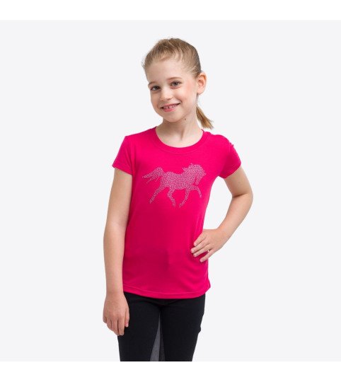 Riding Top for Kids CRYSTAL FOAL - short sleeve, Equestrian Apparel