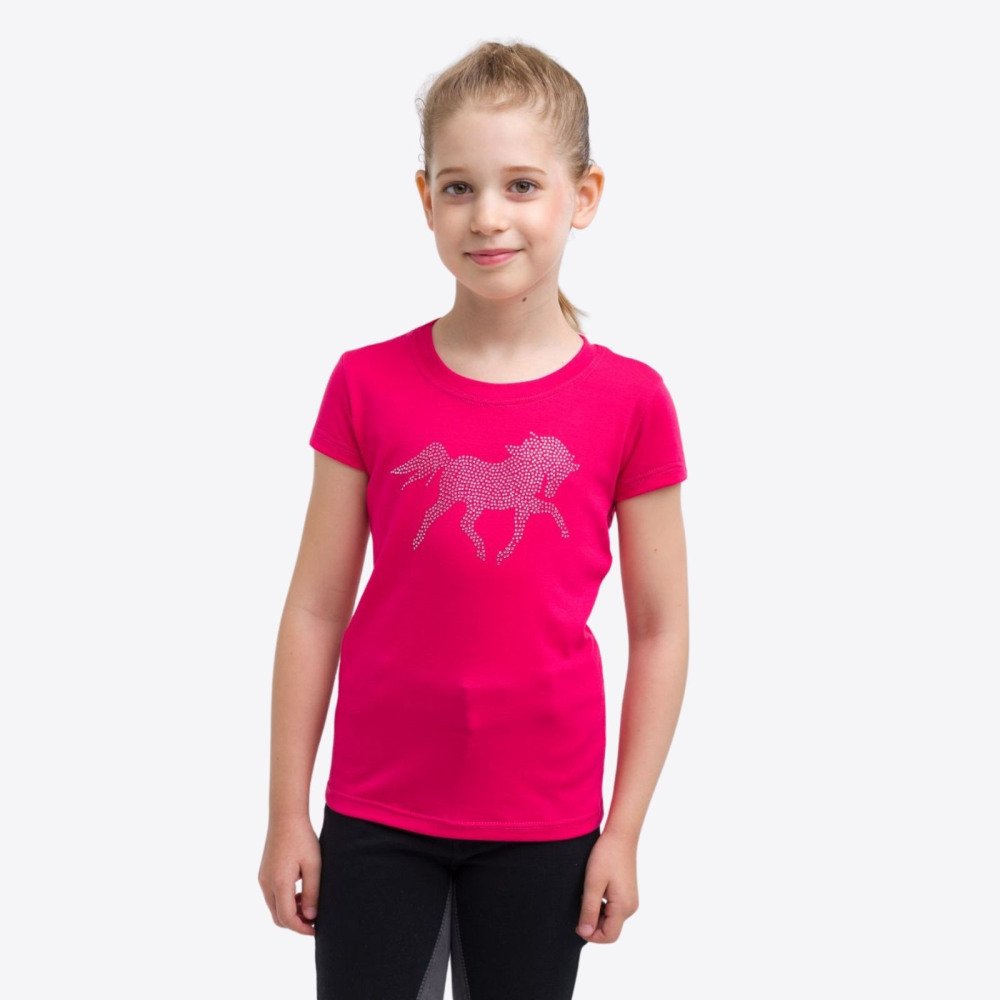 Cavalliera Riding Top for Kids CRYSTAL FOAL short Equestrian Apparel