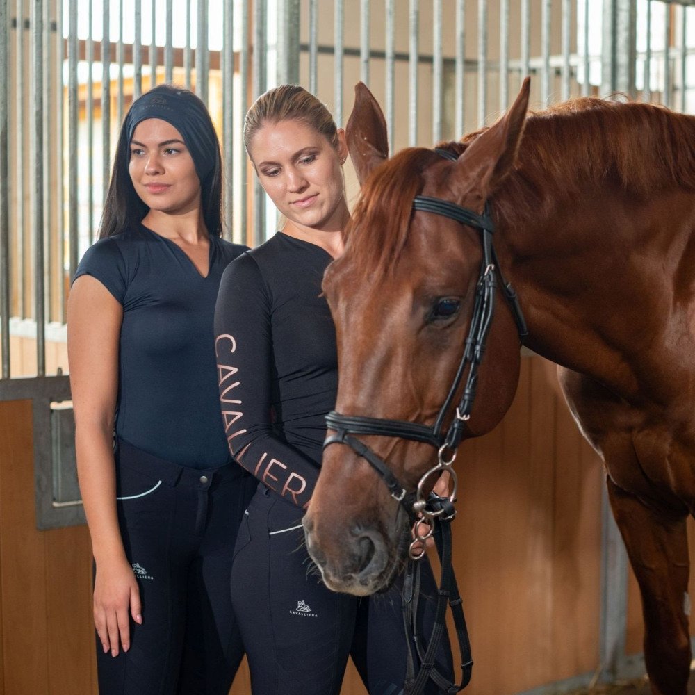 Cavalliera - High Performance Reittop ROSE GOLD - Kurzarm, T