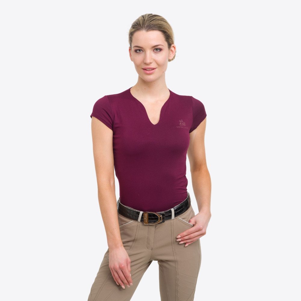 Haut haute performance ROSE GOLD- manches courtes, Tenue tec