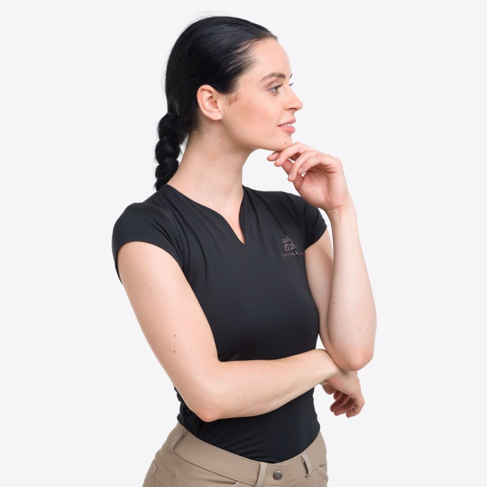 Haut haute performance ROSE GOLD- manches courtes, Tenue tec