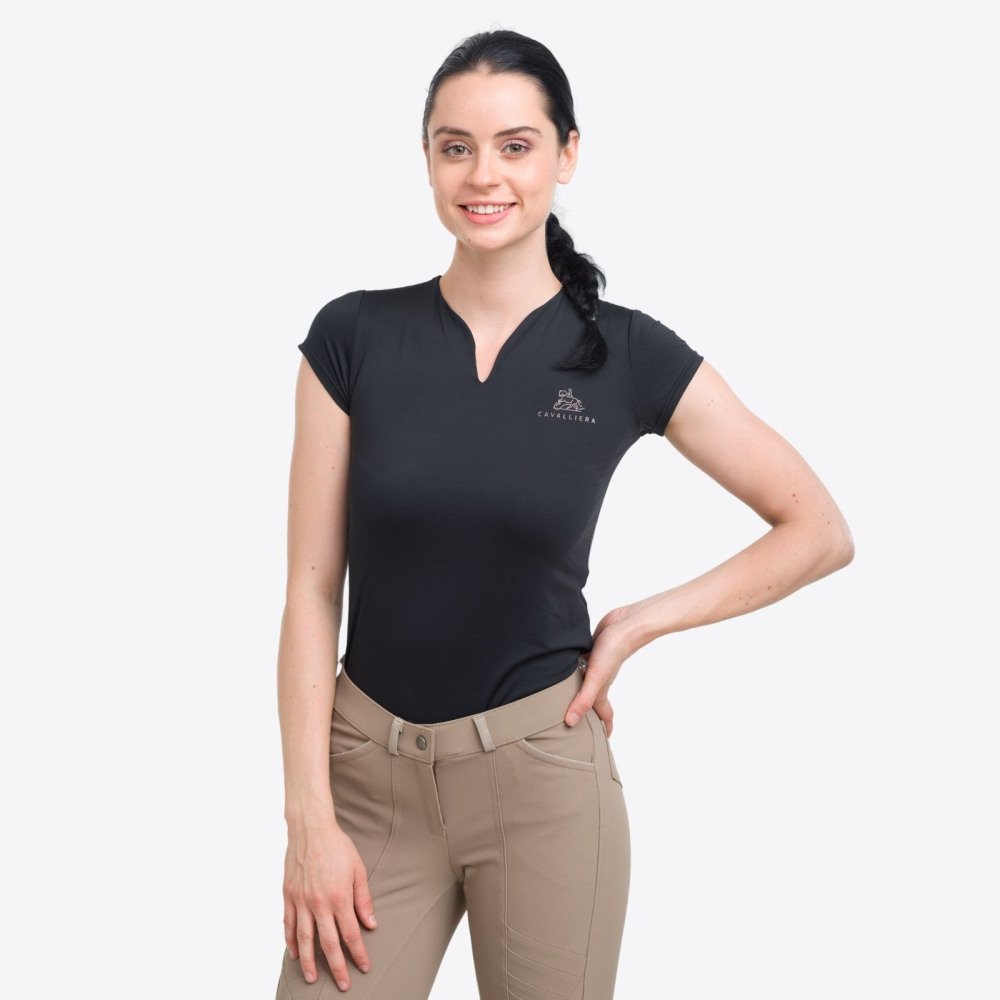 Cavalliera - Riding Top ROSE GOLD - short sleeve