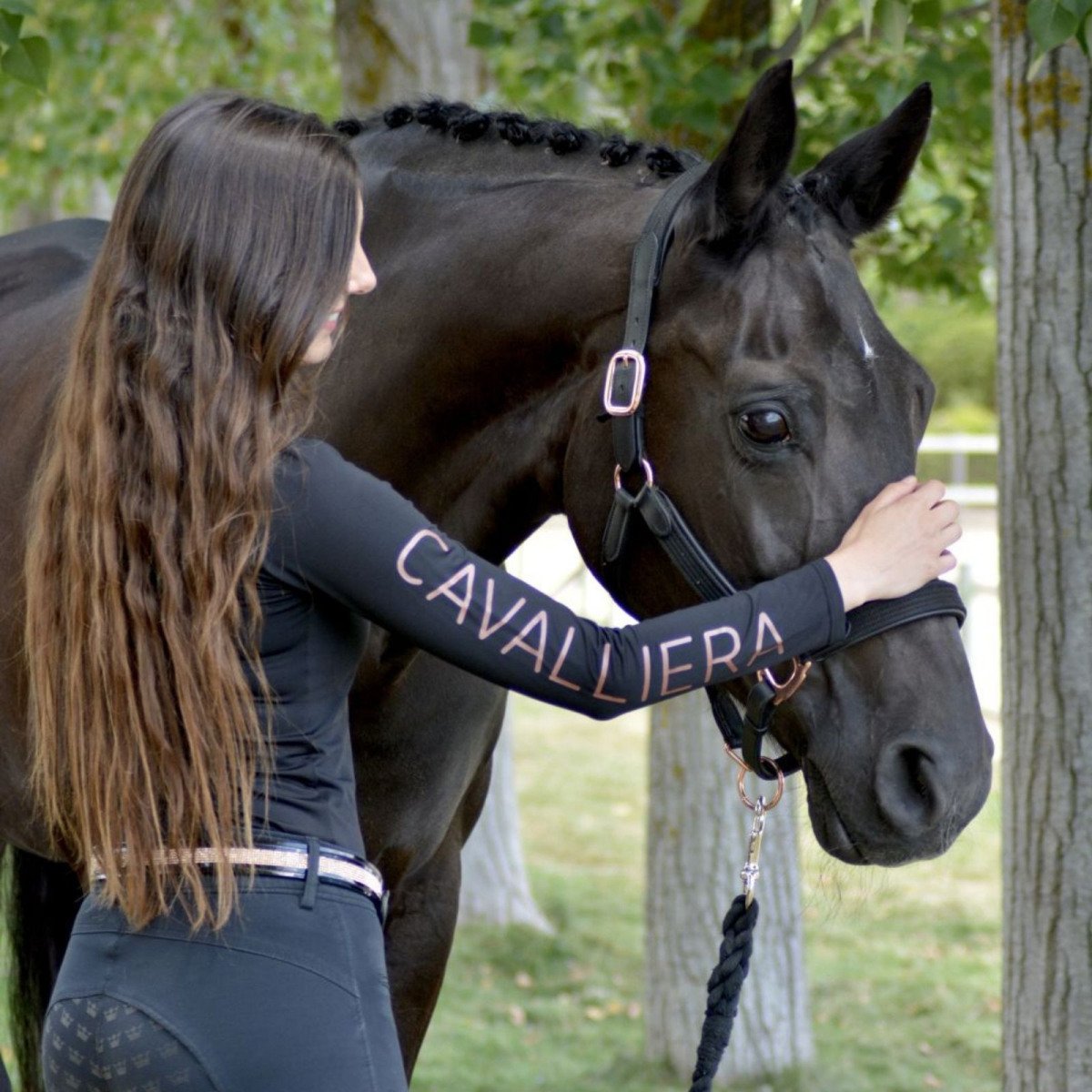 Cavalliera - Riding Top ROSE GOLD - long sleeve