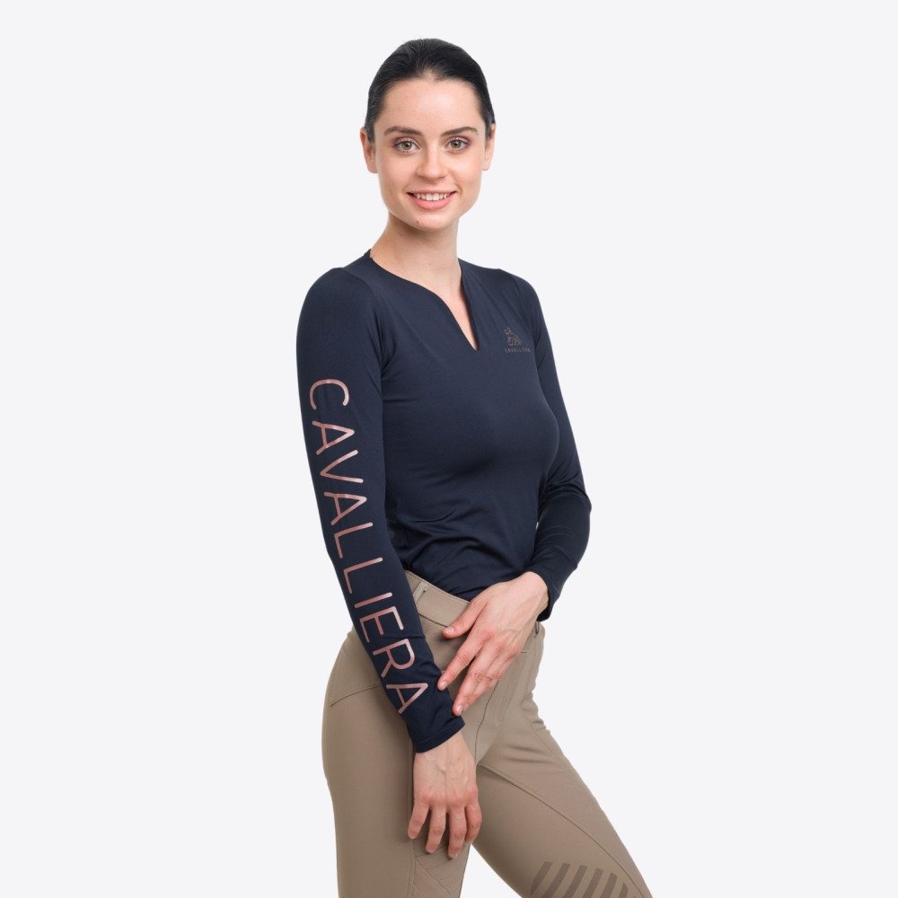 Haut haute performance ROSE GOLD- manches longues, Tenue tec