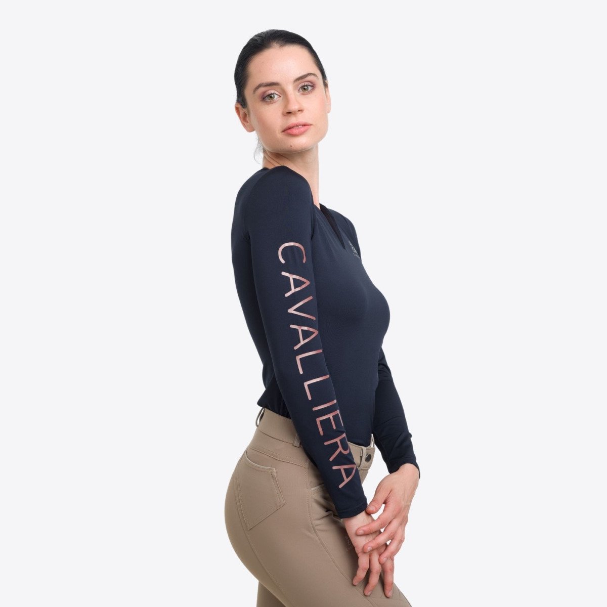 Haut haute performance ROSE GOLD- manches longues, Tenue tec