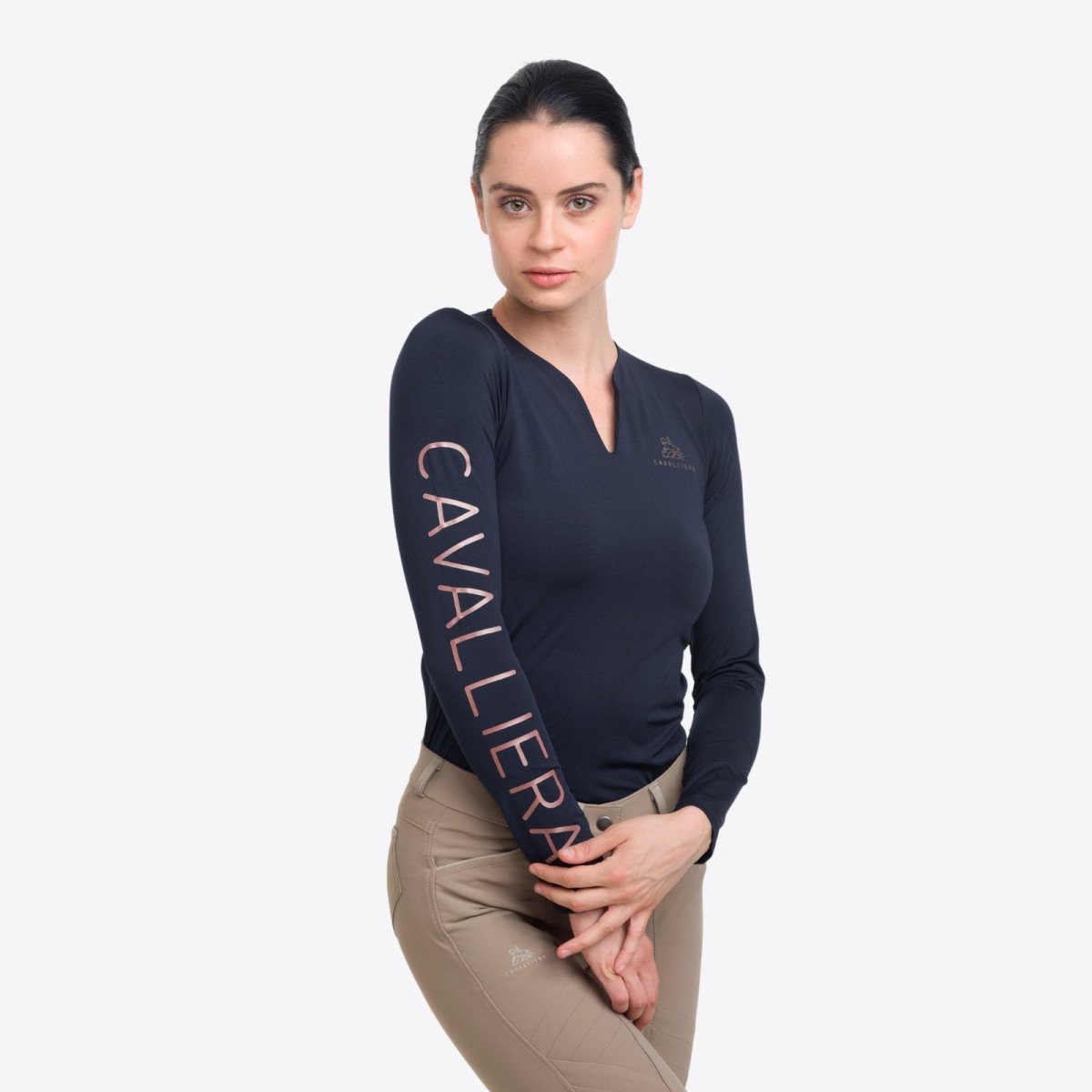 Haut haute performance ROSE GOLD- manches longues, Tenue tec