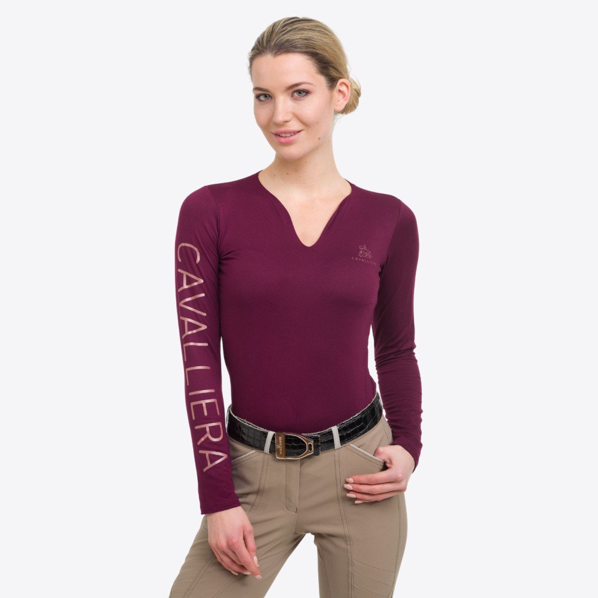 Haut haute performance ROSE GOLD- manches longues, Tenue tec