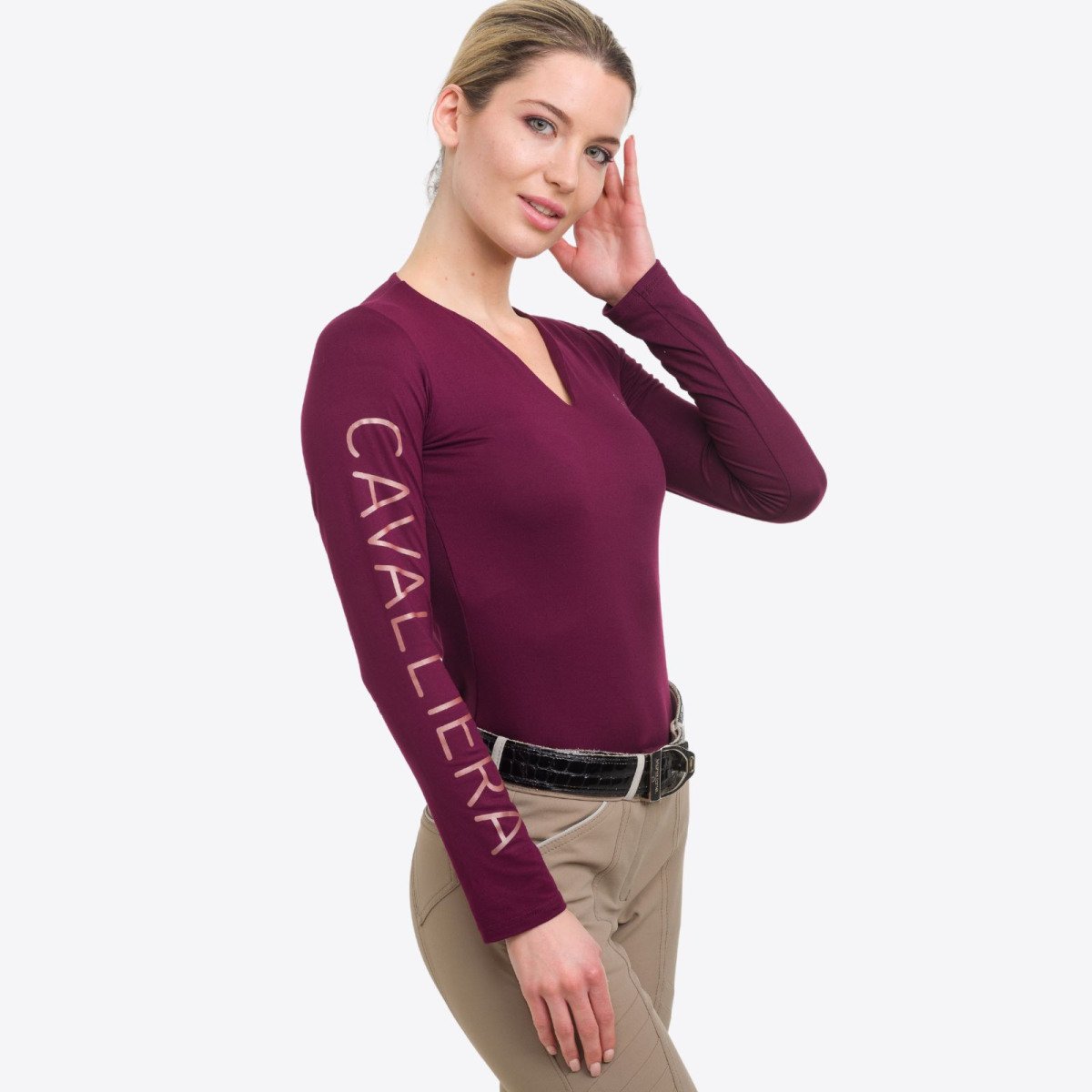 Haut haute performance ROSE GOLD- manches longues, Tenue tec