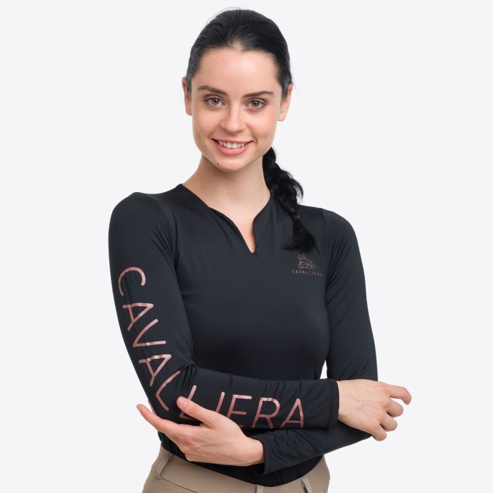 Haut haute performance ROSE GOLD- manches longues, Tenue tec