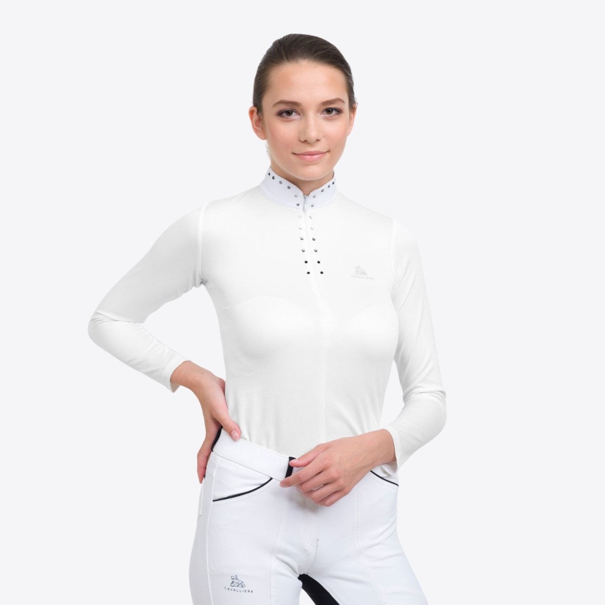 Cavalliera Riding Show Shirt DIVA long Equestrian Apparel for Women