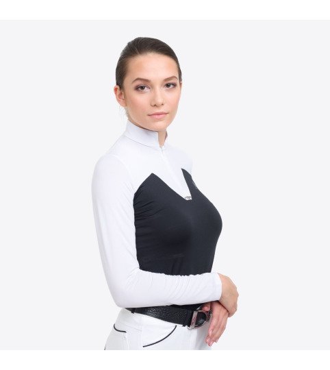 Riding Show Shirt POP - long sleeve, Technical Equestrian Show Apparel